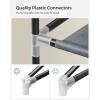 imageSONGMICS Shoe Rack with NonWoven Fabric Cover 9 Tier Storage Shelf for 4050 Pairs of Shoes Entryway Suitable for Sneakers High Heels Flats and Boots Grey RXJ36G01Grey