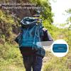 imageSONGMICS Sleeping Bag for Adults Boys and Girls Washed Cotton Liner Backpacking Hiking Camping Warm and Cold Weather 3 Seasons Ultralight Portable Indoor and Outdoor with Compression SackBlue
