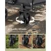 imageSONGMICS Small Collapsible Wagon with 400 lb Dynamic Weight Capacity Foldable Wagon Cart Folding Camp Cart with Wheels for Outdoor Yard 90 L Ink Black UGFW909B01Slate Gray