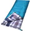 imageSONGMICS Sleeping Bag for Adults Boys and Girls Washed Cotton Liner Backpacking Hiking Camping Warm and Cold Weather 3 Seasons Ultralight Portable Indoor and Outdoor with Compression SackBlue