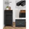 imageSONGMICS Dresser for Bedroom Storage Organizer Unit with 5 Fabric Drawers Chest of Drawers Steel Frame for Living Room Entryway Rustic Brown and Black ULTS215B01Rustic Brown  Black