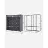 imageSONGMICS Portable Closet Wardrobe Closet Organizer with Cover 4 Hanging Rods and Shelves 4 Side Pockets 669 x 177 x 657 Inches Large Capacity for Bedroom Living Room Ink Black URYG094B02Grey