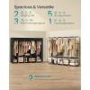 imageSONGMICS Portable Closet Wardrobe Closet Organizer with Cover 4 Hanging Rods and Shelves 4 Side Pockets 669 x 177 x 657 Inches Large Capacity for Bedroom Living Room Ink Black URYG094B02Ink Black