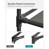 imageSONGMICS Portable Closet Wardrobe Closet Organizer with Cover 4 Hanging Rods and Shelves 4 Side Pockets 669 x 177 x 657 Inches Large Capacity for Bedroom Living Room Ink Black URYG094B02Sage Green