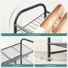 imageSONGMICS Stackable Shoe Rack 4 Tier Metal Shoes Rack Storage Shelf Holds up to 20 Pairs Shoes Adjustable Slanted Shelves Shoe Tower Organizer for Closet Entryway Small Spaces BlackBlack