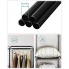 imageSONGMICS Portable Closet Clothes Storage Organizer with 6 Shelves 1 Clothes Hanging Rail NonWoven Fabric Closet Metal Frame 346 x 177 x 661 Inches Grey URYG84GYGrey