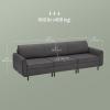 imageSONGMICS HOME Modular Sectional Sofa Convertible 5Seat UShaped Couch with Ottoman Deep Seat Sectional Couches for Living Room Slate Gray ULCS063G01Slate Gray