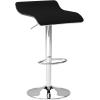 imageSONGMICS Set of 2 Adjustable Bar Swivel Kitchen Breakfast Counter Stools Modern Hydraulic PU Barstools Black