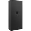 imageSONGMICS Garage Cabinet Metal Storage Cabinet with Doors and Shelves Office Cabinet for Home Office Garage and Utility Room Black UOMC015B01