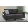 imageSONGMICS HOME Modular Sectional Sofa Convertible 5Seat UShaped Couch with Ottoman Deep Seat Sectional Couches for Living Room Slate Gray ULCS063G01Slate Gray