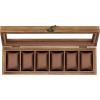 imageSONGMICS 10Slot Watch Box Solid Wood Organizer With Glass Lid Display Case With Removable Pillows Gift for Loved Ones Ebony Black UJOW100B01Rustic Walnut