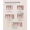imageSONGMICS Drawer OrganizerDresser Drawer Organizers Set of 12 Foldable Fabric Storage Bins for Socks Underwear Bras Ties Scarves Cloud White URDZ006W02Sand Beige