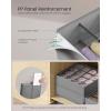 imageSONGMICS Set of 4 Drawer Organizers Closet Organizers for Underwear 80 Cells Foldable Sock Holders 118 x 118 x 39 Inches for Storing Socks Ties Belts Dove Gray URUS011G01Dove Gray