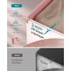 imageSONGMICS Storage Cubes 13Inch NonWoven Fabric Bins with Double Handles Set of 8 Closet Organizers for Shelves Foldable for Clothes Cattail Gray UROB833G01Jelly Pink