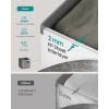 imageSONGMICS Storage Cubes 13Inch NonWoven Fabric Bins with Double Handles Set of 8 Closet Organizers for Shelves Foldable for Clothes Cattail Gray UROB833G01Cattail Gray