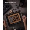 imageSONGMICS 12Slot Watch Box 2Tier Watch Display Case with Large Glass Lid Removable Watch Pillows Velvet Lining Jewelry Box Gift Idea Ebony Black UJOW012B01Rustic Walnut