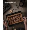 imageSONGMICS 12Slot Watch Box 2Tier Watch Display Case with Large Glass Lid Removable Watch Pillows Velvet Lining Jewelry Box Gift Idea Ebony Black UJOW012B01Rustic Walnut