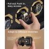 imageSONGMICS HOME RONNE Collection  9Slot Watch Box Vertical Display Case With Glass Windows Adjustable Holders Woven Embossed PU Leather Floating Effect Gift Idea Ink Black UJWB026B01