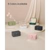 imageSONGMICS Jewelry Box Travel Jewelry Case 2Layer Jewelry Holder Organizer Portable Versatile Earring Storage for Larger Accessories Retro Green UJBC166C04Ink Black