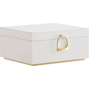 imageSONGMICS 2Layer Jewelry Box Jewelry Organizer with Handle Removable Jewelry Tray Jewelry Storage Floating Effect 81 x 94 x 43 Inches Gift for Mom Gift Idea Jelly Pink UJBC165R01White