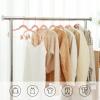 imageSONGMICS 24Pack Velvet Pants Hangers 167Inch Long Coat Hangers with Rose Gold Colored Movable Clips HeavyDuty NonSlip SpaceSaving for Pants Skirts Dresses White UCRF014W01Light Pink