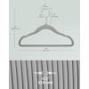 imageSONGMICS Baby Kids Hangers 50 Pack for Closet 118 x 81 Inches Rose Gold 360 Swivel Hooks SpaceSaving Clothes Velvet Hangers for Nursery NonSlip Jelly Pink UCRF027P01Gray