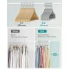 imageSONGMICS Baby Kids Hangers 50 Pack for Closet 118 x 81 Inches Rose Gold 360 Swivel Hooks SpaceSaving Clothes Velvet Hangers for Nursery NonSlip Jelly Pink UCRF027P01Gray