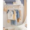 imageSONGMICS Baby Kids Hangers 50 Pack for Closet 118 x 81 Inches Rose Gold 360 Swivel Hooks SpaceSaving Clothes Velvet Hangers for Nursery NonSlip Jelly Pink UCRF027P01White