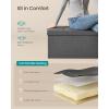 imageSONGMICS MAZIE Collection  43 Inches Folding Storage Ottoman Bench Ottoman Foot Rest End of Bed Bench Storage Chest Load 660 lb for Living Room Bedroom Entryway Dark Gray ULSF77KDark Gray