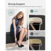 imageSONGMICS MAZIE Collection  43 Inches Folding Storage Ottoman Bench Ottoman Foot Rest End of Bed Bench Storage Chest Load 660 lb for Living Room Bedroom Entryway Dark Gray ULSF77KInk Black