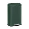 imageSONGMICS Trash Can with Lid 8 Gallon Garbage Can Stainless Steel Small Waste Bin with Step Pedal and Inner Bucket Soft Close Kitchen Silver ULTB03NLRetro Green