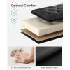 imageSONGMICS Storage Ottoman Storage Bench Tufted Entryway Bedroom Bench 177 x 465 x 177 Inches Hinges Easy Lid Operation Wooden Legs LinenLook Cover Loads 330 lb Dark Gray ULOM070G01Classic Black