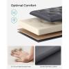 imageSONGMICS Storage Ottoman Storage Bench Tufted Entryway Bedroom Bench 177 x 465 x 177 Inches Hinges Easy Lid Operation Wooden Legs LinenLook Cover Loads 330 lb Dark Gray ULOM070G01Dark Gray