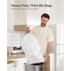 imageSONGMICS Trash Bags for 8Gallon 30L Trash Cans 90 Count Drawstring Kitchen Garbage Bags PreSeparated Liner Code 30A 2 Rolls White UKRB30A024
