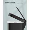 imageSONGMICS Kitchen Trash Can 21 Gallon 80 L Stainless Steel Garbage Can with StayOpen Lid and Stepon Pedal Soft Closure Tall Large and SpaceSaving Silver and Black ULTB534E01Black