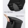 imageSONGMICS Kitchen Trash Can 21 Gallon 80 L Stainless Steel Garbage Can with StayOpen Lid and Stepon Pedal Soft Closure Tall Large and SpaceSaving Silver and Black ULTB534E01Black