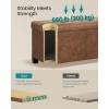 imageSONGMICS Storage Ottoman Storage Bench with Legs15 x 43 x 157 Inches Ottoman Bench 30 Gal 112 L Synthetic Leather for Living Room Entryway Coffee Brown ULSF0514K03Coffee Brown