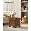 imageSONGMICS Storage Ottoman Storage Bench with Legs15 x 43 x 157 Inches Ottoman Bench 30 Gal 112 L Synthetic Leather for Living Room Entryway Coffee Brown ULSF0514K03Coffee Brown