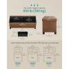 imageSONGMICS Storage Ottoman Storage Bench with Legs15 x 43 x 157 Inches Ottoman Bench 30 Gal 112 L Synthetic Leather for Living Room Entryway Coffee Brown ULSF0514K03Coffee Brown