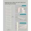 imageSONGMICS OvertheDoor Pantry Organizer 6Tier Pantry Organizers and Storage Spice Rack 6 Adjustable Baskets Fits Door Height 773834 Inches Holds 88 lb Wall Mounted Ink Black UKCS047B01Cream White