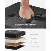 imageSONGMICS Storage Ottoman Small Ottoman Foot Rest with Legs 126 x 158 x 132 Inches Foot Stool Load up to 660 lb for Living Room Bedroom Dorm Ink Black ULSF012B01Black