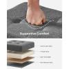 imageSONGMICS Storage Ottoman Small Ottoman Foot Rest with Legs 126 x 158 x 132 Inches Foot Stool Load up to 660 lb for Living Room Bedroom Dorm Ink Black ULSF012B01Dark Gray