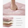 imageSONGMICS Storage Ottoman Small Ottoman Foot Rest with Legs 126 x 158 x 132 Inches Foot Stool Load up to 660 lb for Living Room Bedroom Dorm Ink Black ULSF012B01Jelly Pink