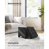 imageSONGMICS Storage Ottoman Small Ottoman Foot Rest with Legs 126 x 158 x 132 Inches Foot Stool Load up to 660 lb for Living Room Bedroom Dorm Ink Black ULSF012B01Black