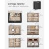 imageSONGMICS 6 Tier Jewelry Box Jewelry Storage Organizer with 5 Drawers Large Storage Capacity with Mirror Lockable Jewelry Case Mothers Day Gift for Mom For Watches Black UJBC152B01Black
