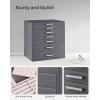 imageSONGMICS Jewelry Box Lockable Jewelry Storage Organizer Jewelry Case with Glass Window for Rings Earrings Studs Bracelets Necklaces Black UJBC158B01Gray