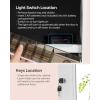 imageSONGMICS Mirror Jewelry Cabinet Standing Armoire Organizer Jewelry Storage with FullLength Frameless LED Lights Builtin Makeup Mirror 2 Drawers Lockable White UJJC023W01White