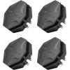 imageSONGMICS Plastic Connectors for DIY Wire Cube Storage Unit 20 Pieces ABS Connector with 8 Slots Black AULPC0B20