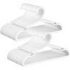imageSONGMICS Baby Hangers 60 Pack Plastic Kids Hangers for Closet 11 x 61 Inches for Children Aged 06 Years SpaceSaving NonSlip Cloud White UCRP080W01100 Pack 14W x 7H