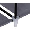 imageSONGMICS 43 Inch Portable Clothes Closet Wardrobe with NonWoven Fabric and Hanging Rod Quick and Easy to Assemble Gray ULSF007G